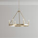 Carruth 6 Light 25 inch Modern Gold Chandelier Ceiling Light